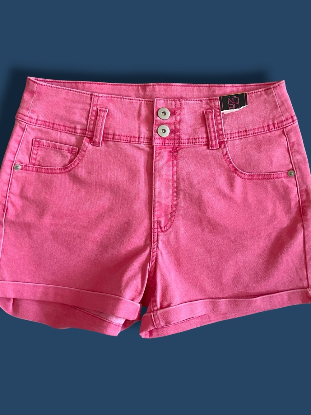 💥6/$35💥 No Boundaries Pink Denim Shorts High Rise Stretch